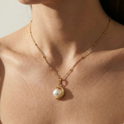 Pearl Grace Combo Set – Necklace, Earrings, Ring & Bracelet