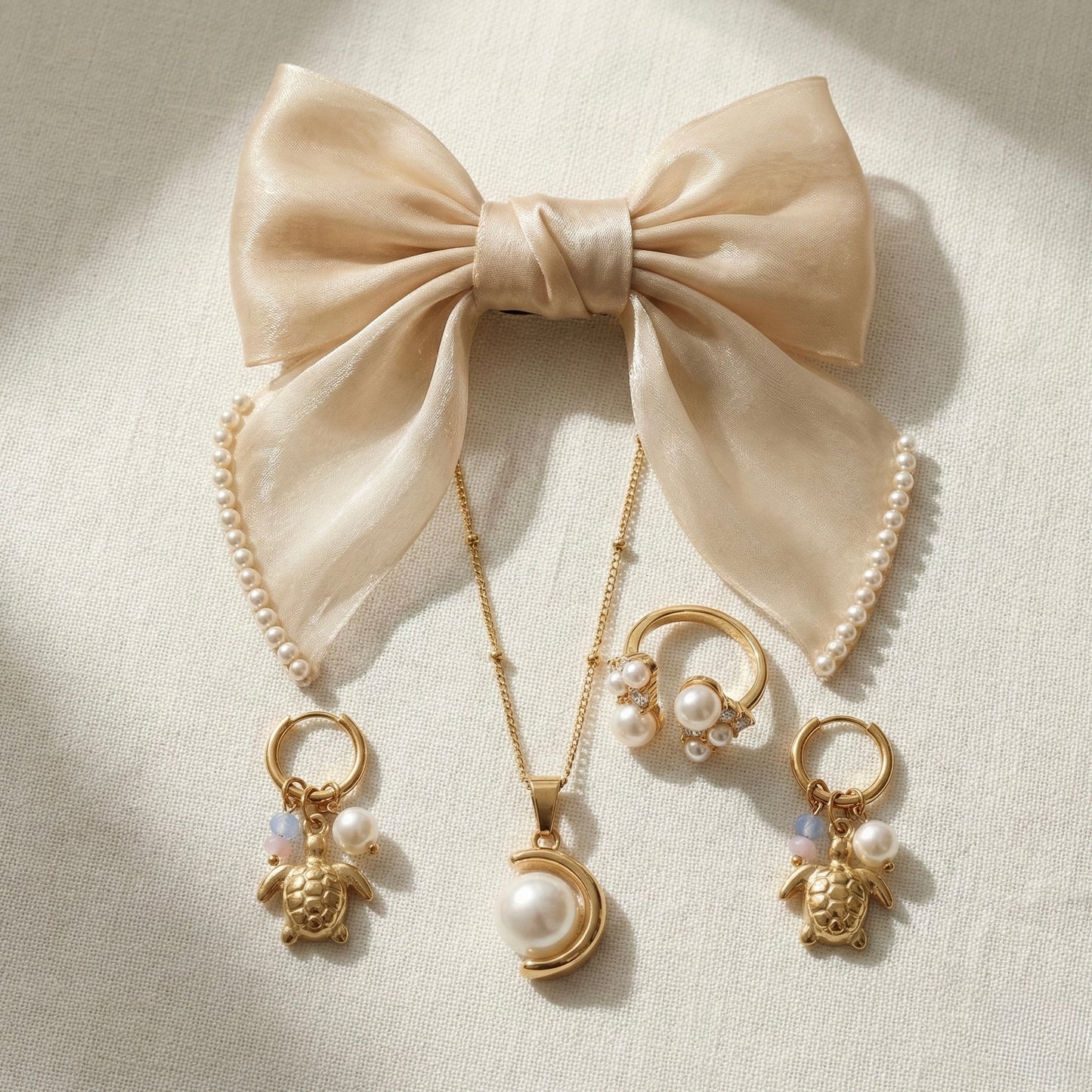 Seraphine Pearl Suite Combo ( 4 piece Luxury Set)