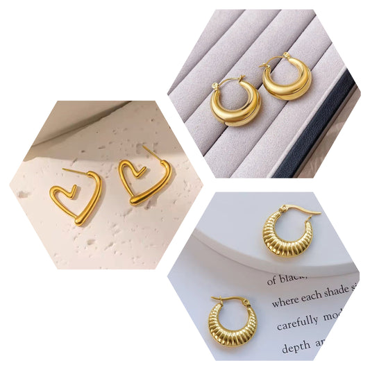 Anti-tarnish three hoops combo