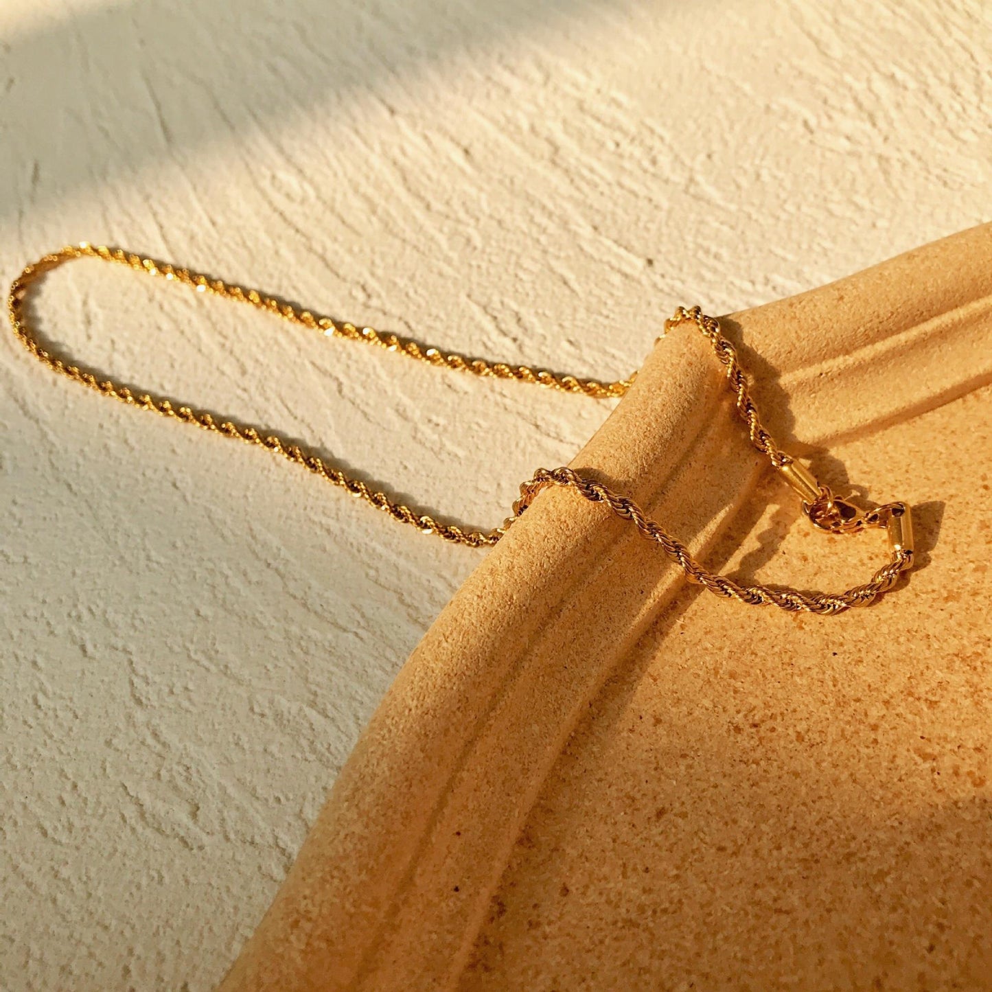 High-end Rope stainless steel necklace