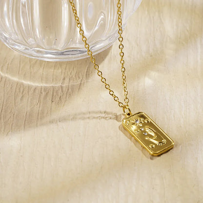 Palm Star Pendant Necklace – Anti-Tarnish PVD Stainless Steel