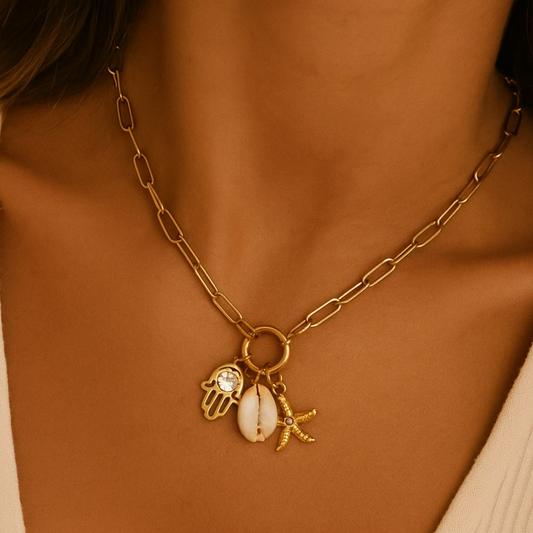 High-end Dainty beach pendant necklace
