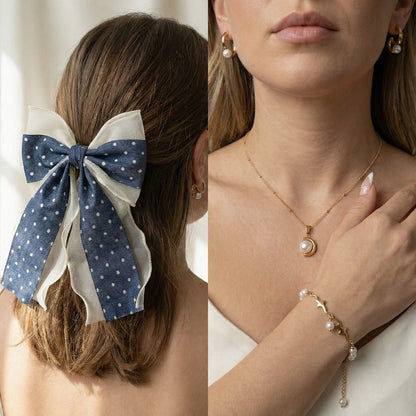 Denim & Pearl Weekend Set Box (4-Piece Luxe Edit)