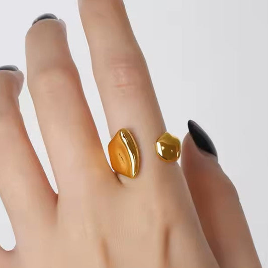 High-End Unique design stackable open ring