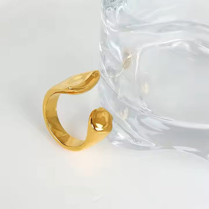 High-End Unique design stackable open ring