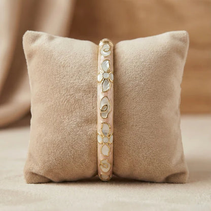 Festive Enamel Floral Box – Blush Pink Luxury Jewellery Combo