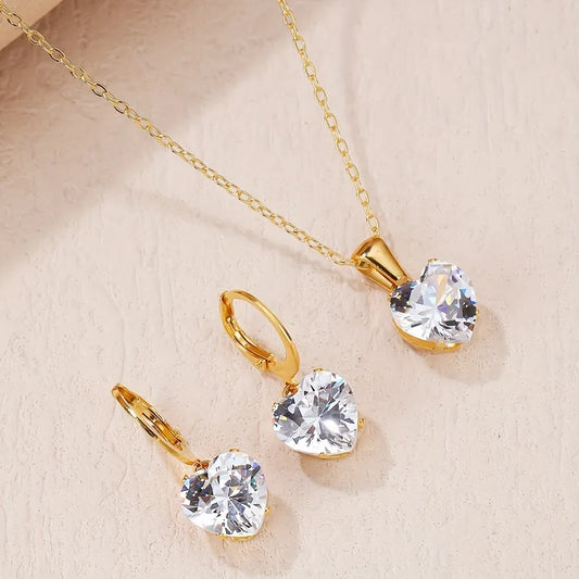 Neacklace along with Earings set
