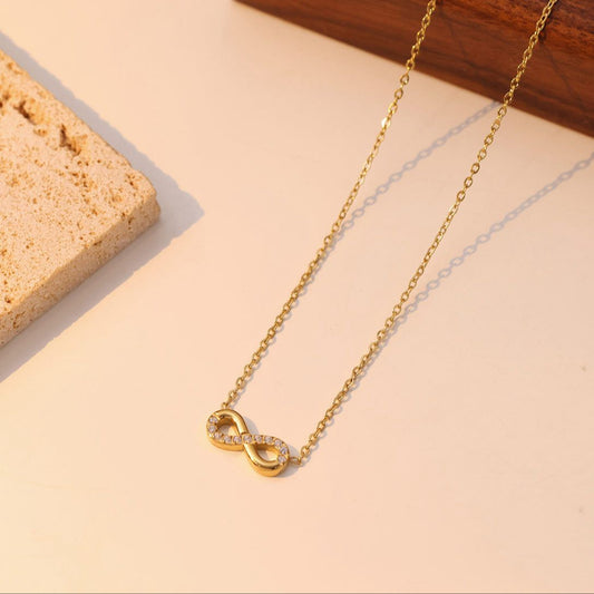 Premium infinity minimal necklace