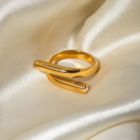 Ultra premium twist of luxury ring