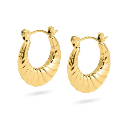 Luxury Twisted anti tarnish Earrings