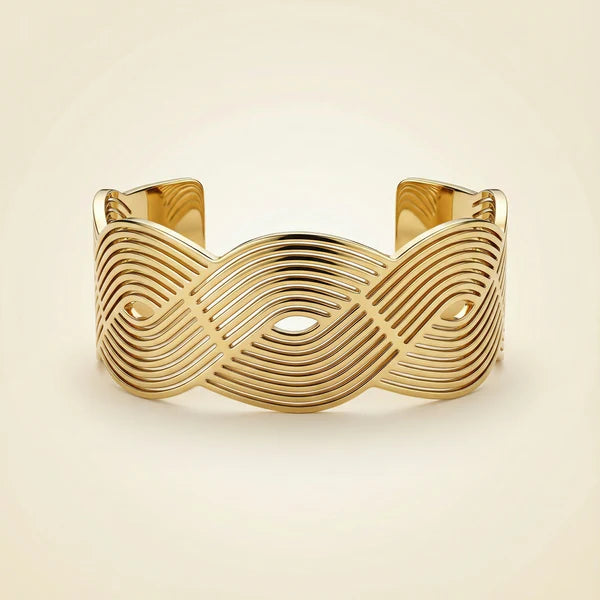 Midnight Noir Gala Set | Bow, Heart Earrings, Wave Cuff & Signet Ring