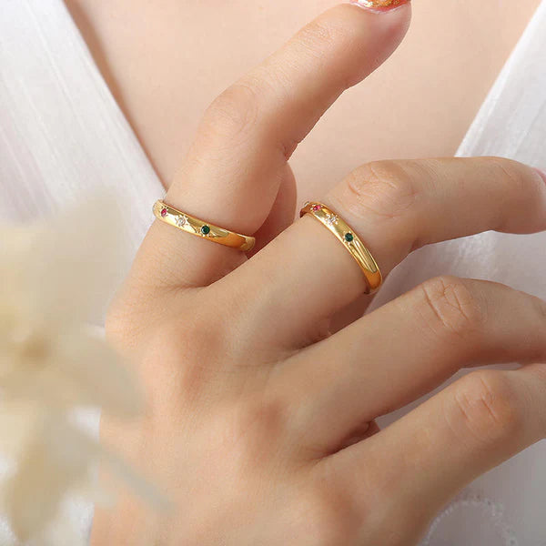 Myst Juels Strawberry Charm Combo – Necklace, Ring, Earrings & Bracelet Set