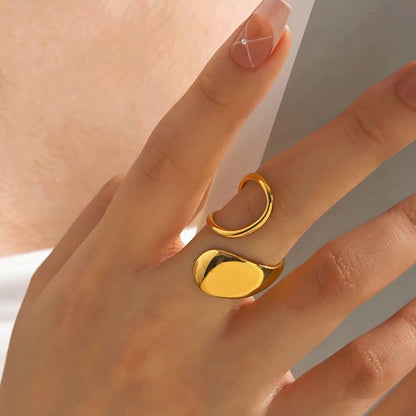 Trending chunky adjustable rings