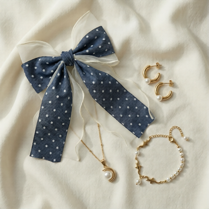 Denim & Pearl Weekend Set Box (4-Piece Luxe Edit)