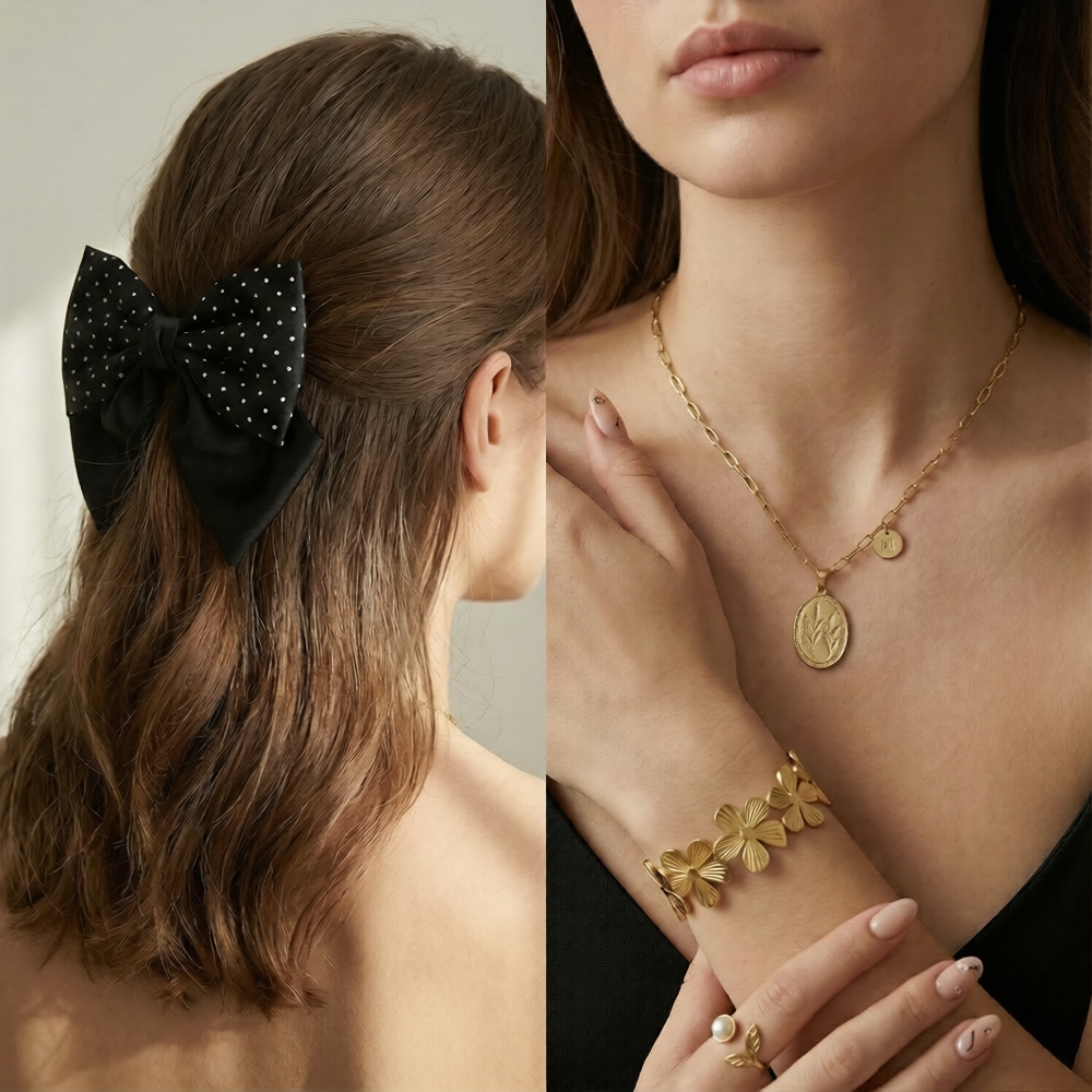 Golden Bloom Botanical Kit | A soft botanical statement in gold & pearl accents