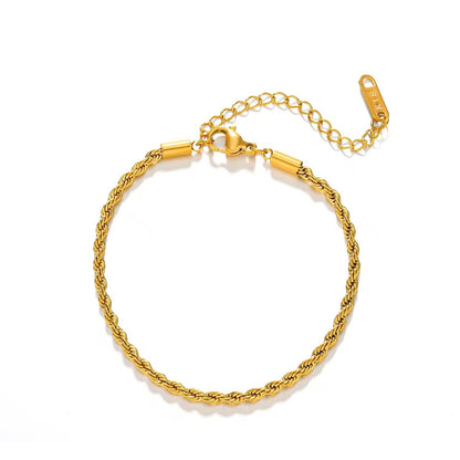 Basic rope chain bracelet